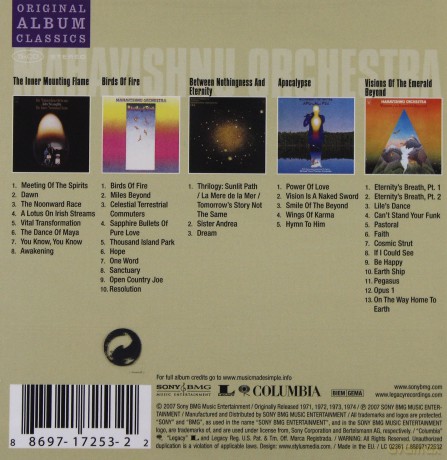 Mahavishnu Orchestra: Original Album Classics [BOX] [5CD]