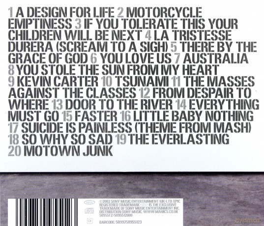 Manic Street Preachers: Forever Delayed [CD]