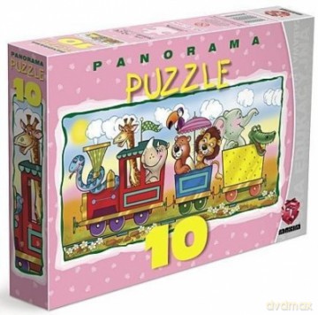 Puzzle 10 Panorama - podręcznikóż pociągiem [PUZZLE]