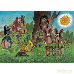 Puzzle 100 XL Krecik - Przyjęcie [PUZZLE]