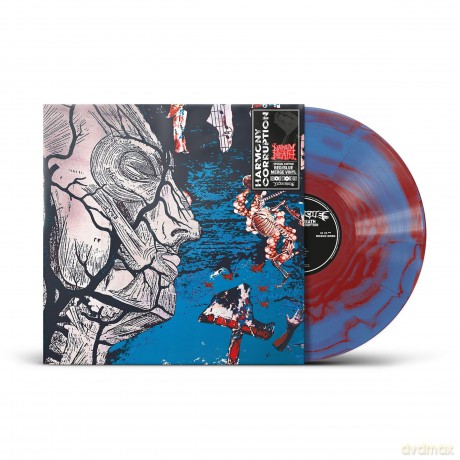 Napalm Death: Harmony Corruption (Red/Blue Merge) [Winyl]
