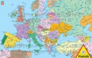 Puzzle 1000 - Mapa Europy [PUZZLE]