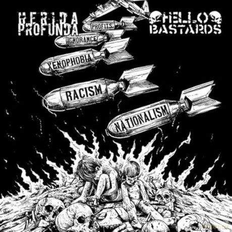 Herida Profunda: Herida Profunda/Hello Bastards-Herida Profunda/Hello Bastards [Winyl]