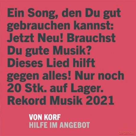 Von Korf: Hilfe Im Angebot [Winyl]