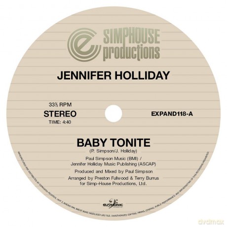 Holliday Jennifer-Baby Tonite: Holliday Jennifer-Baby Tonite [Winyl]