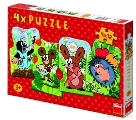 Puzzle 4x12 Krecik [PUZZLE]