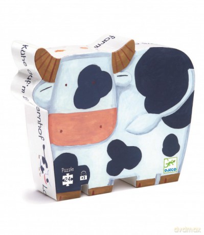 Puzzle w pudełku - Krowa [PUZZLE]