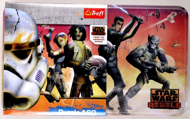 TREFL Puzzle w puszce 160 el. - Gwiezdne Wojny (Star Wars) [PUZZLE]