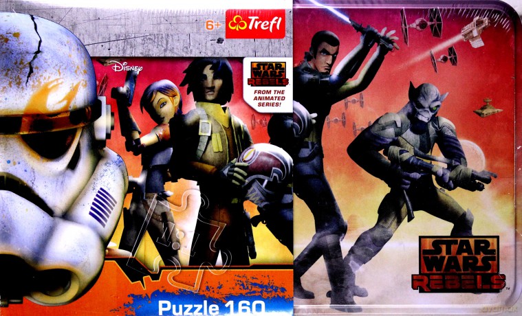 TREFL Puzzle w puszce 160 el. - Gwiezdne Wojny (Star Wars) [PUZZLE]