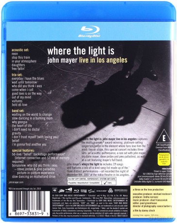 John Mayer: Where The Light Is: John Mayer Live In Los Angeles [Blu-Ray]
