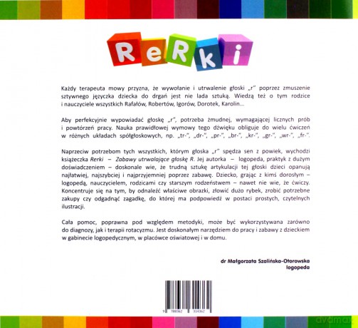 Rerki. Zabawy utrwalające głoskę R [KSIĄŻKA]