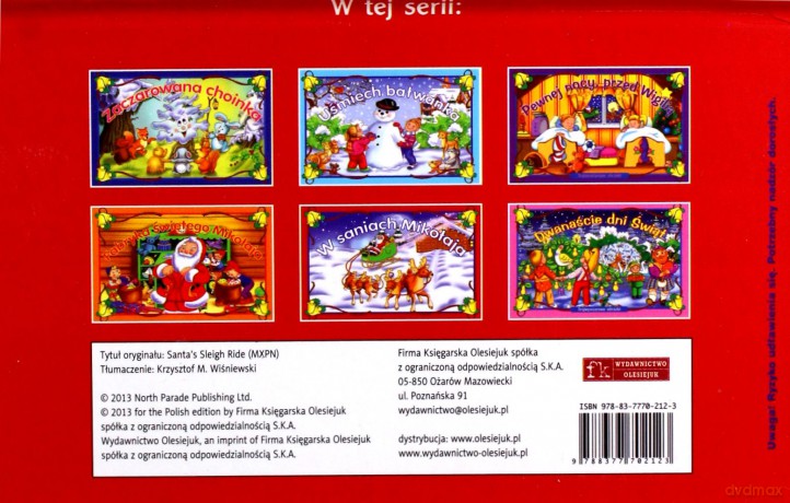 Rozkładanka - W saniach Mikołaja [KSIĄŻKA]