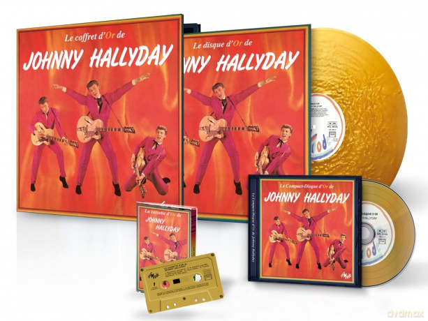 Johnny Hallyday: La Coffret D'Or-Limited GOLD + CD [3xWinyl]