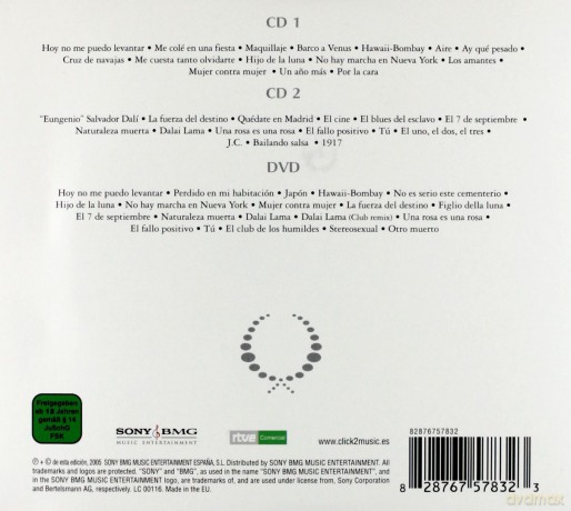 Mecano: Grandes Exitos (digipack) [2CD]+[DVD]