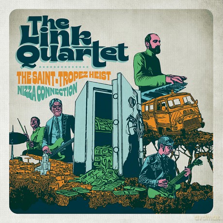 Link Quartet: Link Quartet - Saint-Tropez Heist/Nizza Connection (7 Single) [Winyl]
