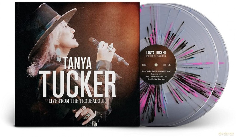 Tanya Tucker: Live From The Troubadour (Black/Pink/Blue Splatter) [Winyl]