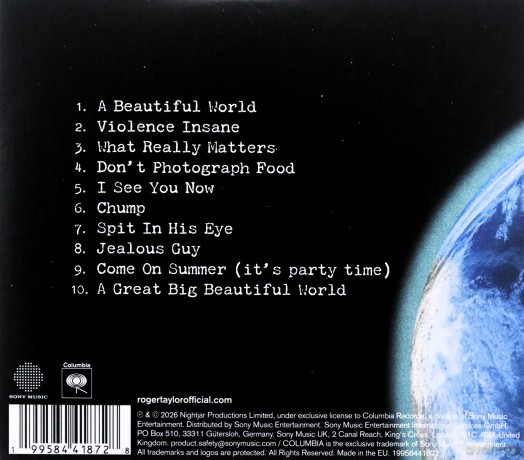 Roger Taylor: Violence Insane In A Beautiful World [CD]