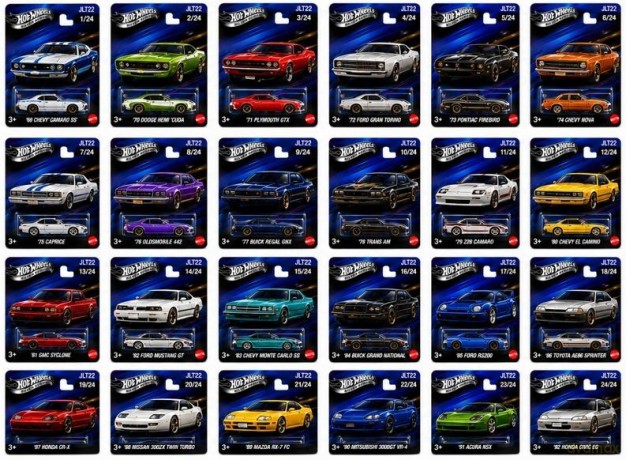 Hot Wheels Silver Series Automotive Hill Mix