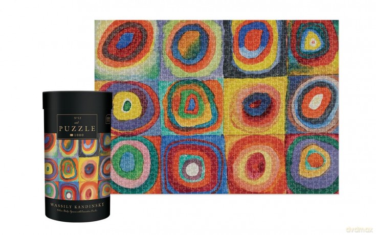 INTERDRUK 1000 el. Wassily Kandinsky Squares with Circles [PUZZLE]