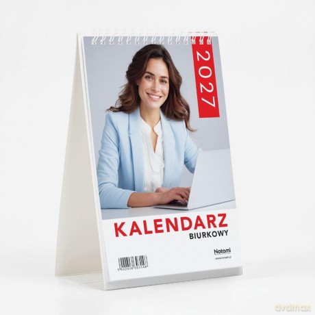 Kalendarz 2027 A5 Biurkowy Pionowy Tygodniowy [KALENDARZ]