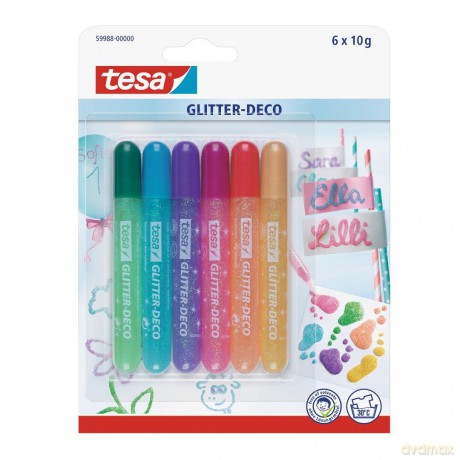 Klej brokatowy Candy 10g 6szt
