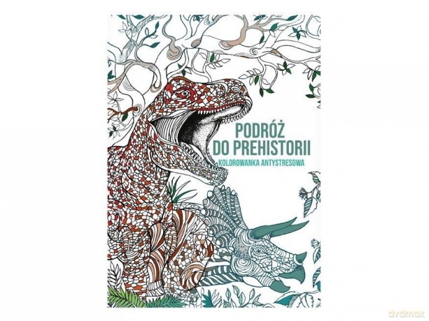 Kolorowanka antystresowa Podróż do prehistorii