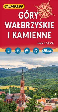 Mapa - Góry Wałbrzyskie i Kamienne 1:35 000