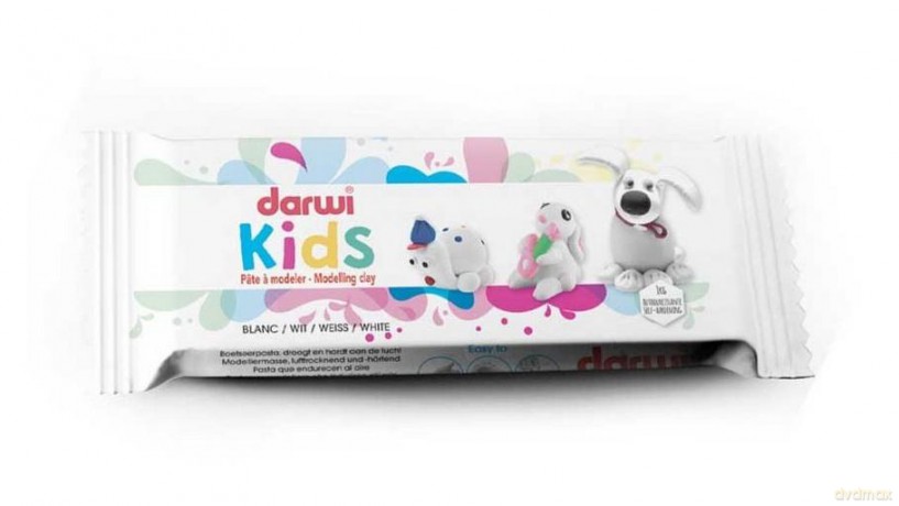 Masa plastyczna Kids biała 500g