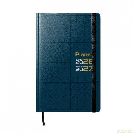 Planer 2026/2027 A5 tygodniowy granatowy [KALENDARZ]
