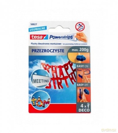 Plastry samoprzylepne przezroczyste 4szt