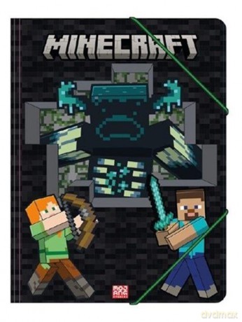 Teczka z gumką A4 Minecraft