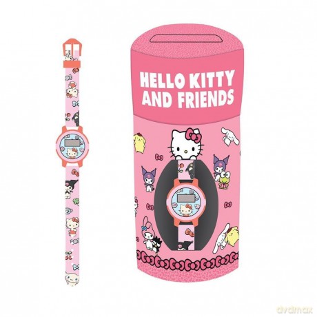 Zestaw prezentowy skarbonka i zegarek Hello Kitty