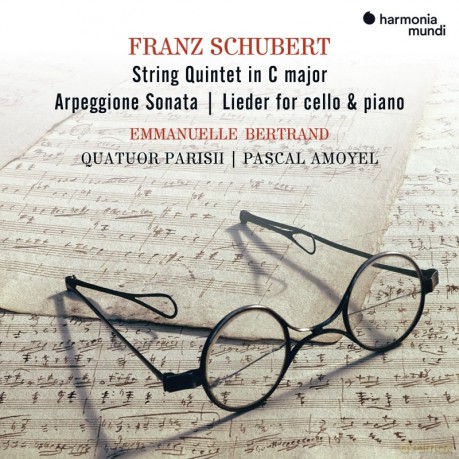 Schubert: String Quintet Arpeggione Sonata Bertrand Amoyel Quatuor Parisi [2CD]