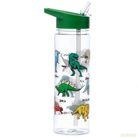 Butelka ze słomką Dinosauria 550ml