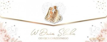 Karnet Ślub od ojca chrzestnego