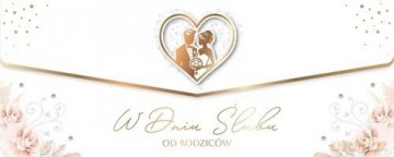 Karnet Ślub od rodziców