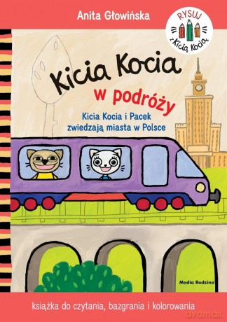 Kicia Kocia w podróży. Kolorowanka - Anita Głowińska [KSIĄŻKA]