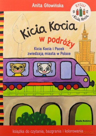 Kicia Kocia w podróży. Kolorowanka - Anita Głowińska [KSIĄŻKA]
