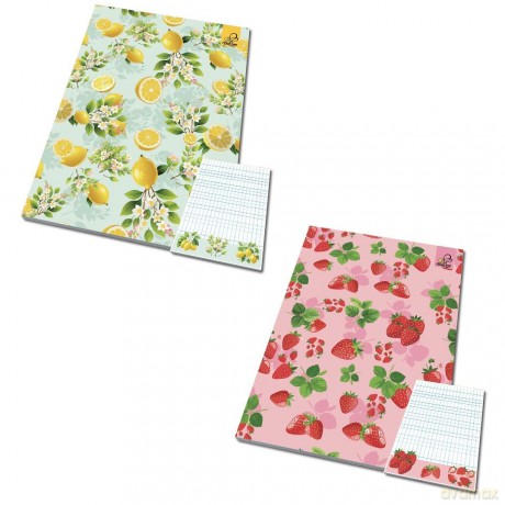 Notes A6/50K poddruk Cytryny Truskawki (10szt)