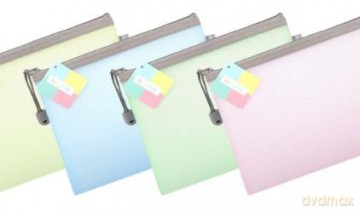 Saszetka na zamek A5 EVA pastel mix (10szt)