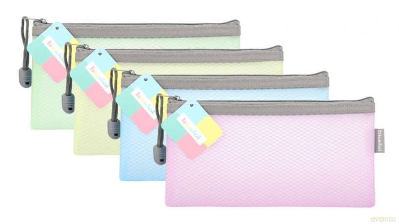 Saszetka na zamek DL EVA pastel mix (10szt)