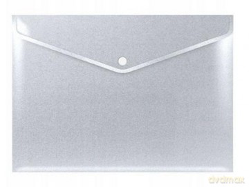 Teczka koperta A4 PP stardust silver