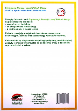 Stymulacja prawej i lewej półkuli 2 Analiza, syn [KSIĄŻKA]