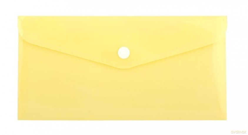 Teczka koperta DL PP pastel żółty