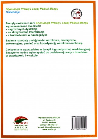 Stymulacja prawej i lewej półkuli 3. Sekwencje [KSIĄŻKA]