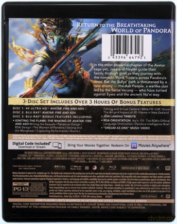 Avatar: Fire and Ash (Avatar: Ogień i popiół) [Blu-Ray 4K]+[Blu-Ray]