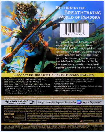 Avatar: Fire and Ash (Avatar: Ogień i popiół) [Blu-Ray 4K]+[Blu-Ray]