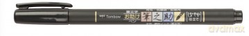 Flamaster brush pen Fudenosuke czarny tw 2