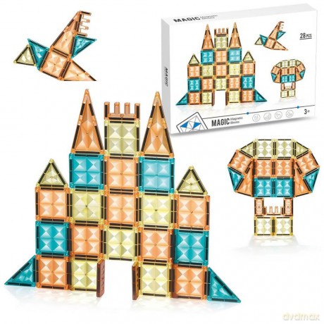 Klocki magnetyczne 3D [KLOCKI]