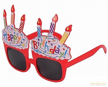 Okulary Happy Birthday